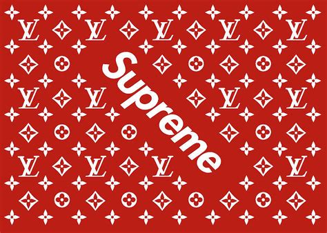 lv supreme monogram
